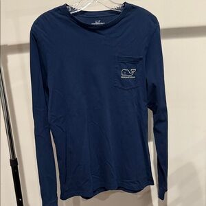 Vineyard Vines Boy’s Navy Long Sleeve Tee